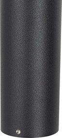 Álló kültéri lámpa fekete 50 cm állítható - Duo