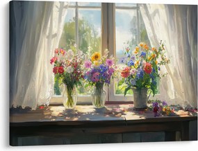 Kép - Csokor az ablaknál (70x50 cm)