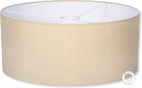 Lámpaernyő Bézs álló lámpához pamut 40 cm nagy csillár lámpabúra