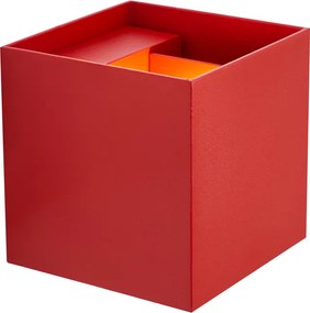 Modern kültéri fali lámpa sötétvörös LED-del IP54 - Edwin