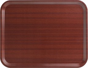 Pincér Tálca, Téglalap Alakú, 330X430 MM, Mahagóni Cambro, Capri