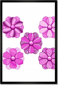 Poszterek keretben 40x60 Finom virágok