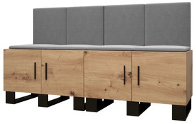 Előszobabútor Amanda 20 (artisan tölgy + sötétszürke). 1086031