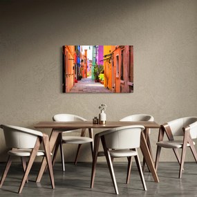 Színes olasz utca képe (90x60 cm)