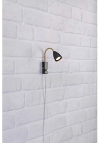 Markslöjd 106589 - Fali lámpa CIRO 1xGU10/7W/230V, állítható, fekete