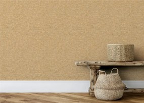 Esselle Home A La Mode Artisan Weave okkersárga egyszínű szövet hatású vlies tapéta – 100005EH