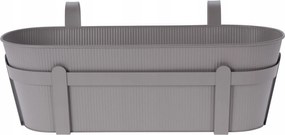 Fém Virágtartó Erkélyre Fogantyúval 36 x 14 CM Progarden