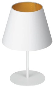 Luminex Asztali lámpa ARDEN 1xE27/60W/230V á. 20 cm fehér/arany LU3457