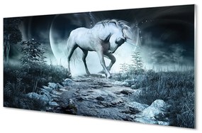 Akrilkép Forest Unicorn hold 125x50 cm