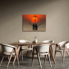 Kép - Napkelte, Pakpra-tó (70x50 cm)