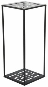 Virágállvány 60x24 cm fekete színben