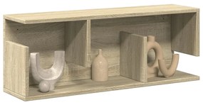 sonoma tölgy színű szerelt fa faliszekrény 80 x 20 x 30 cm