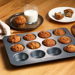 Fém muffin sütőforma 35,5x27 cm Compact – Tescoma
