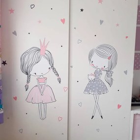 INSPIO Tündérek - Fali matrica gyerekszobába
