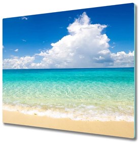 Üveg vágódeszka Paradise beach 60x52 cm