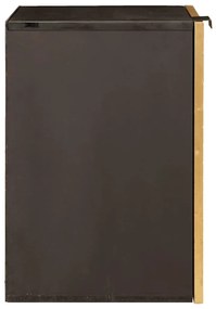 Fürdőszoba Székény polcokkal Fekete és Arany 38 x 33 x 48 cm