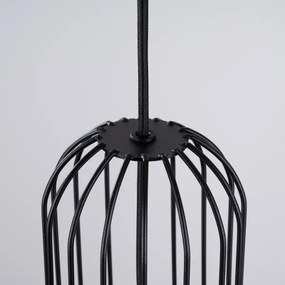 Sollux SL.1332 - Csillár zsinóron BRINA 1xG9/8W/230V fekete