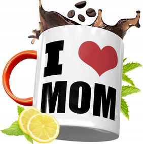 Narancssárga Bögre Anyák Napjára Ajándék fényképes nyomattal