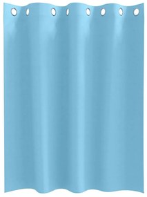 Függönyök függönyökkel 2 pcs Világos kék 140x140cm Poliészter