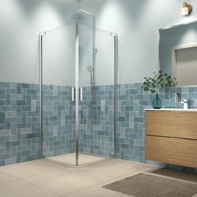 Sealskin INC zuhanykabin 98x98 cm négyzet króm fényes/átlátszó üveg XI161006265100