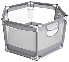 Játékkarám 120 cm szürke