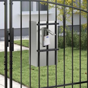 postaláda Fekete 30 x 23 x 55 cm Horganyzott acél