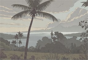 Stílusos Dekoratív fotótapéta Flizelin Egzotikus tájkép 152x104 Ragasztó