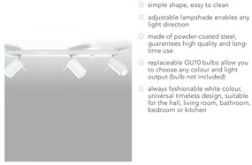 Etna 4L fehér mennyezeti lámpa - Sollux