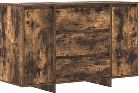vidaXL Széf fiókkal Füstölt tölgy 120 x 41 x 75 cm Faanyag