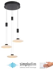 Paul Neuhaus LAUTADA 2082-18 Függőlámpa 3x7,5W/LED 3000K 1800LM IP20
