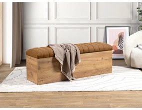 Narancssárga-natúr színű pad Oceane – Bobochic Paris