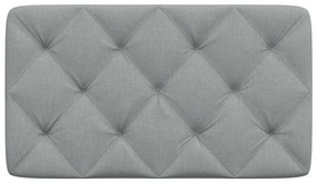 világosszürke szövet fejtámla párna 80 cm