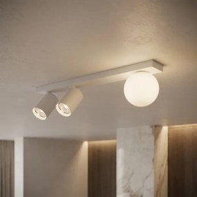 Brilagi - SELE BALL spotlámpa 2xGU10/30W/230V + 1xG9/10W fehér