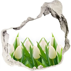 3d-s lyukat fali matrica Fehér tulipán nd-p-30153186