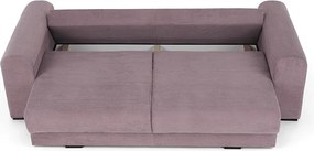 Extra tágas kanapé, lila, őreg rózsaszín, bézs színű, GILEN BIG SOFA