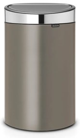 Szürke acél érintésre nyíló szemetes 40 l Touch Bin – Brabantia