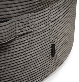 Sötétszürke kordbársony gyerek babzsákfotel Roll 80 – SLOWDOWN