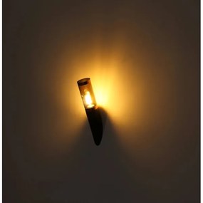 Globo 3157BC - Kültéri fali lámpa BOSTON 1xE27/23W/230V IP44 fekete/réz