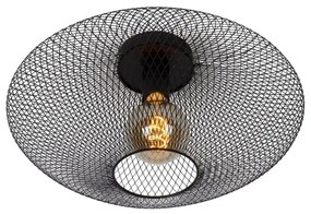 Lucide 21123/45/30 - Mennyezeti lámpa MESH 1xE27/40W/230V fekete