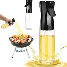 Olajmosó Ecet Adagoló Spray 200ml Üveg Szórófej