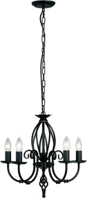 Elstead klasszikus csillár artisan fekete elsart5-black