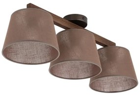 Brilagi - Felületre szerelt csillár LATTE 3xE27/15W/230V fenyő/barna