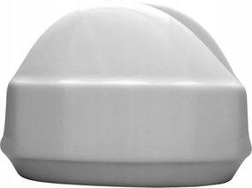 Porcelán szalvétatartó Lubiana Merkury 9 cm Fehér Szalvétatartó Állvány