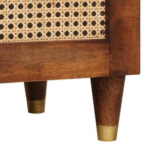 Fürdőszobai bútorok fiókkal 2 pcs 62 x 33 x 58 cm Tömör Mangófát