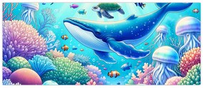 Kép – Víz alatti világ (120x50 cm)