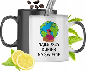 Mágikus Bögre Futárnak Színváltós Nyomtatott Fotóval