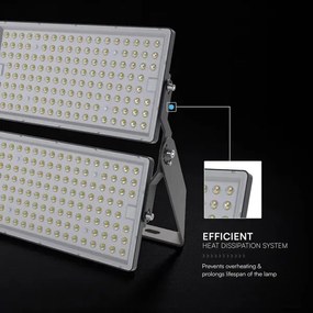 LED reflektor LED/500W/230V 4000K IP65 szürke