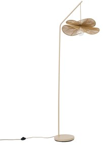 Art Deco bézs állólámpa bézs lámpabúrával - Nest