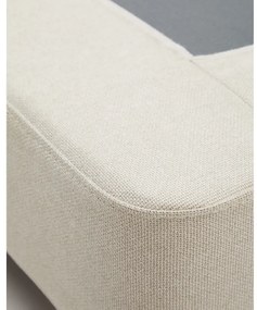 Bézs kárpitozott franciaágy 150x190 cm Ofelia – Kave Home