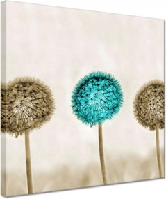 Vászonkép 30x30 Wenge és kék